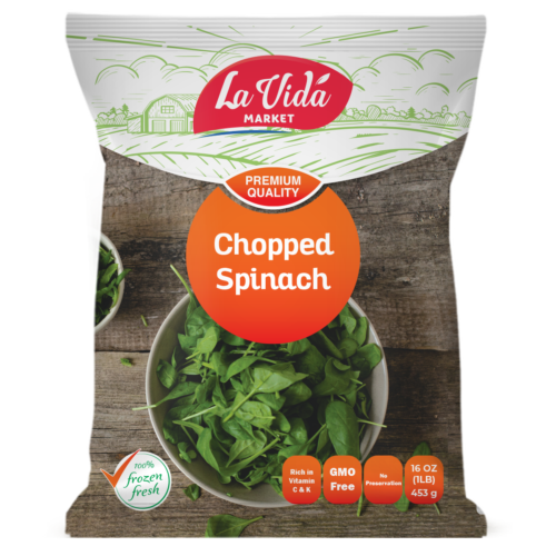 chopped spinach